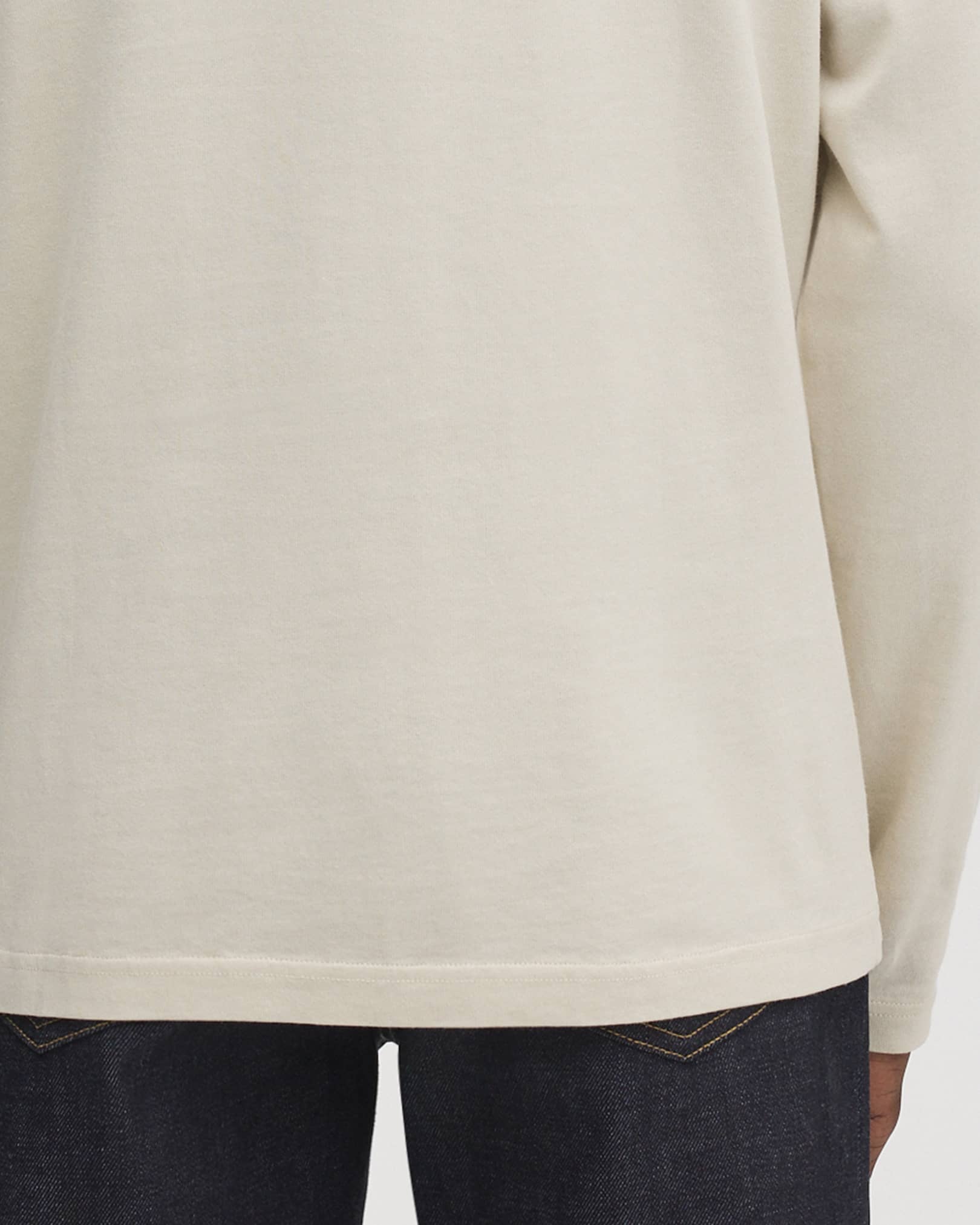 Twin needle stitched hems