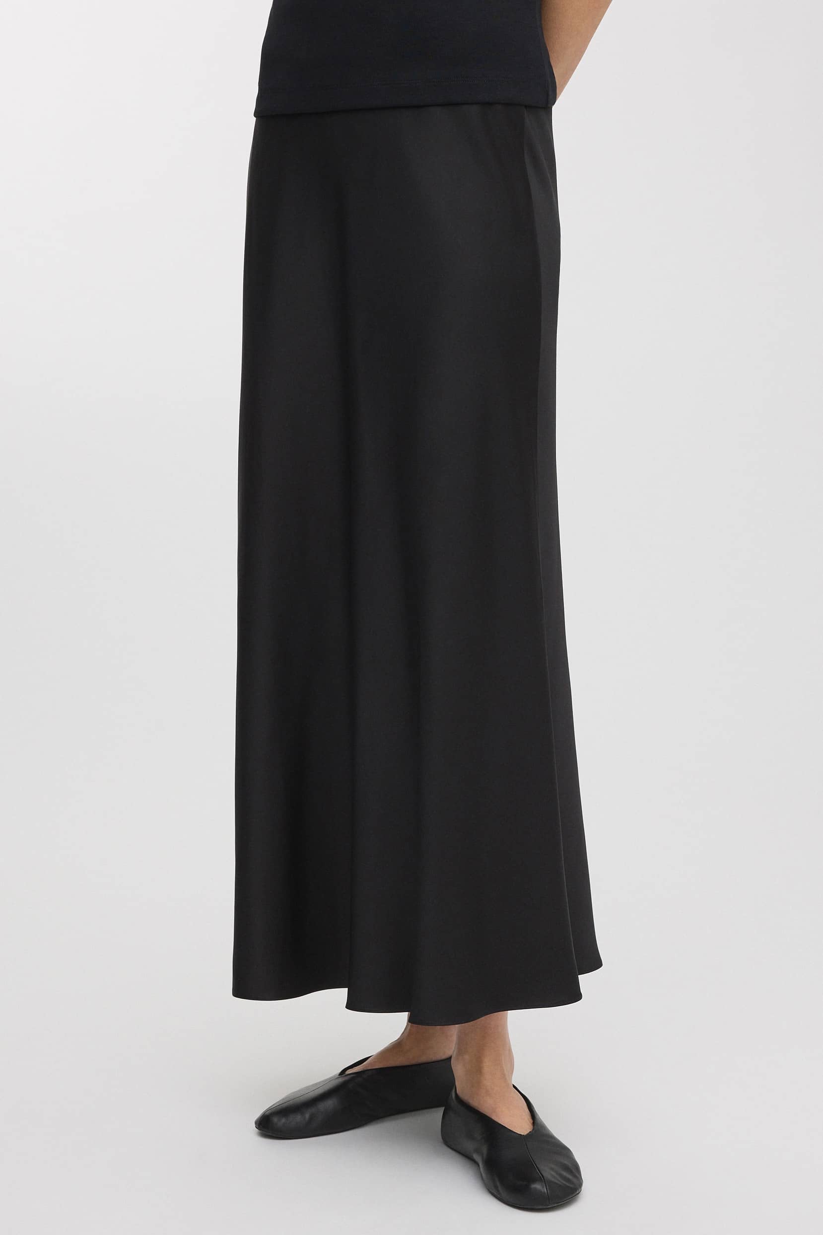 Bias cut for a graceful, fluid drape