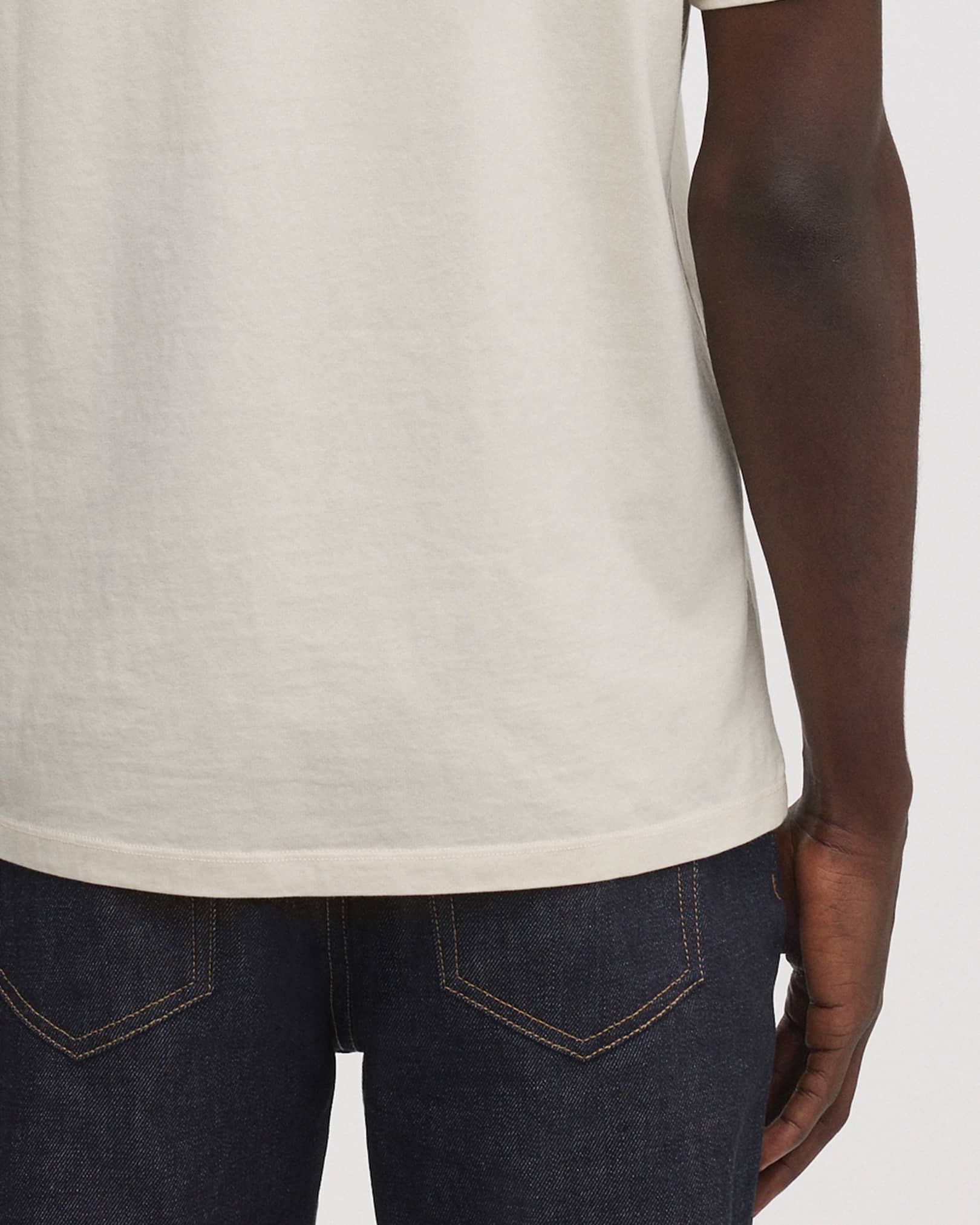 Twin needle stitched hems