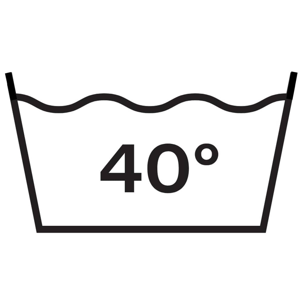 Wash with similar colors at 40°C
