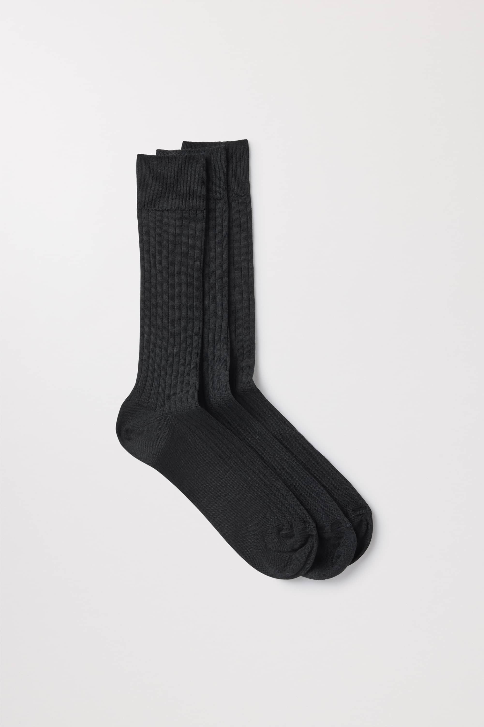 The Ribbed Merino Socks 3-Pack
