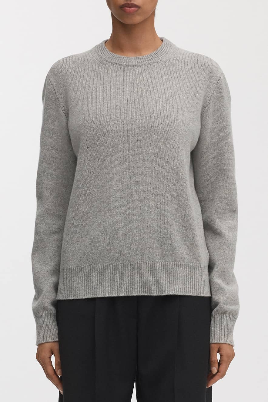 Light Grey Cashmere Sweater | Archive | Asket