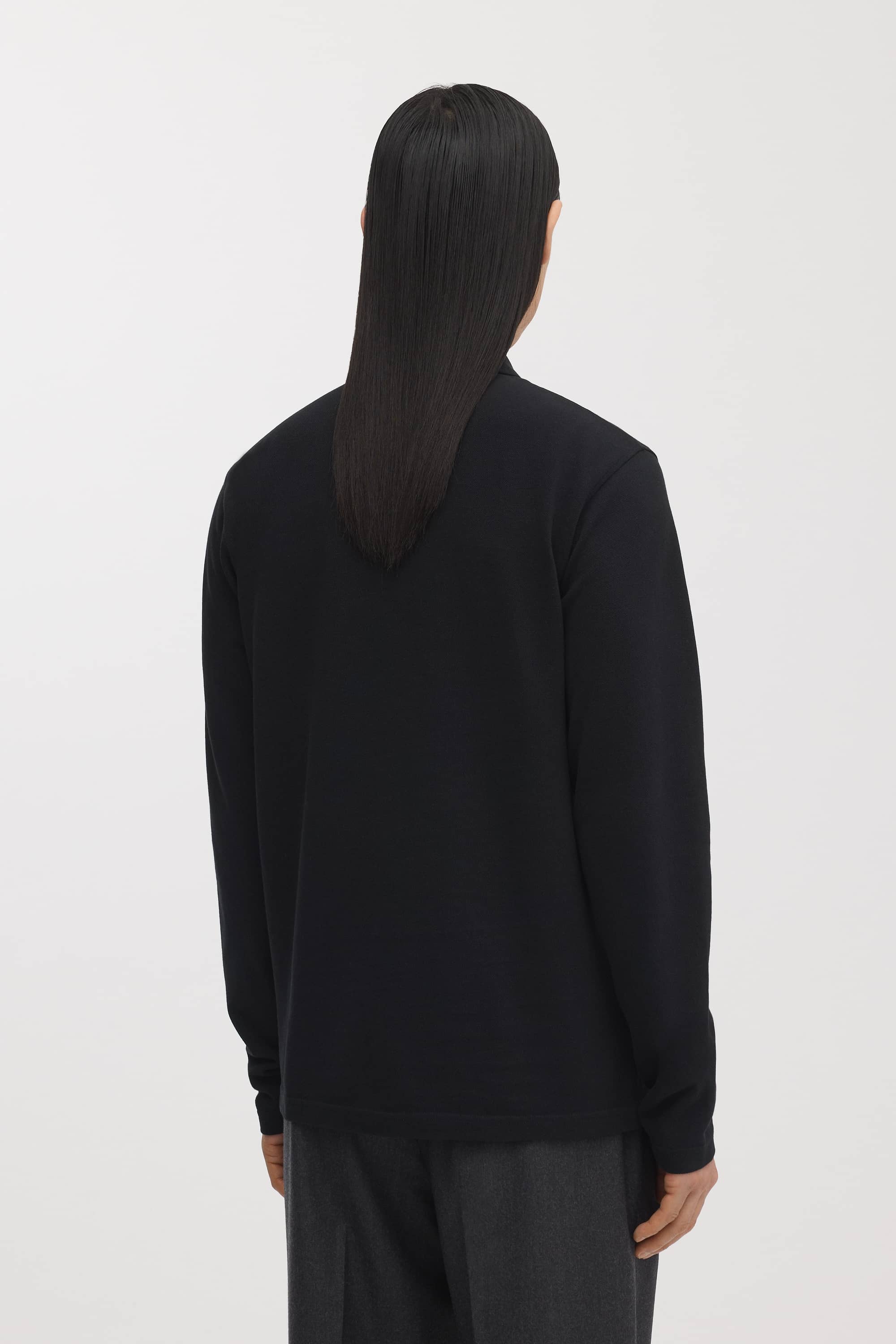 Image number 4 of The Long Sleeve Pique Polo