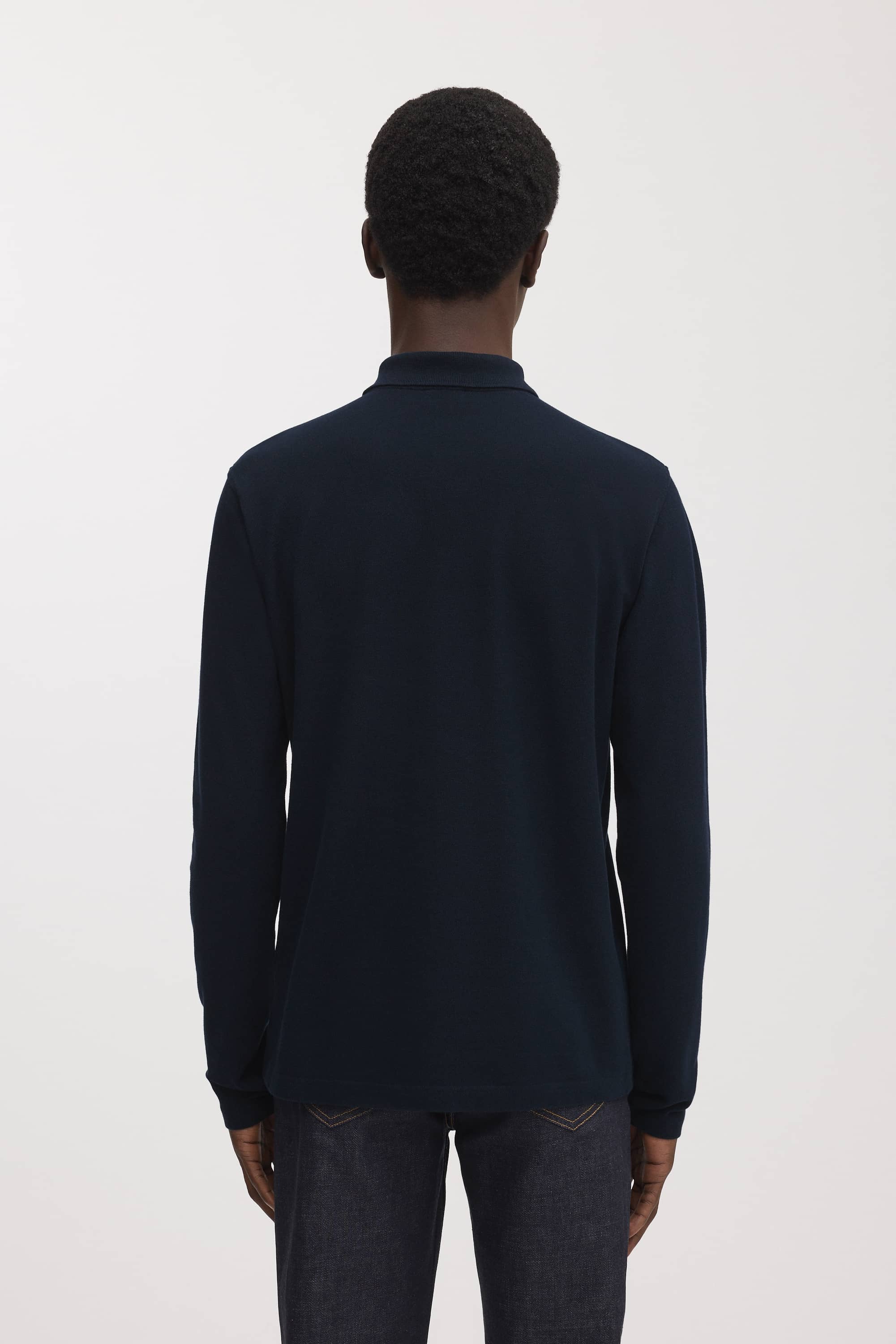 Image number 4 of The Long Sleeve Pique Polo