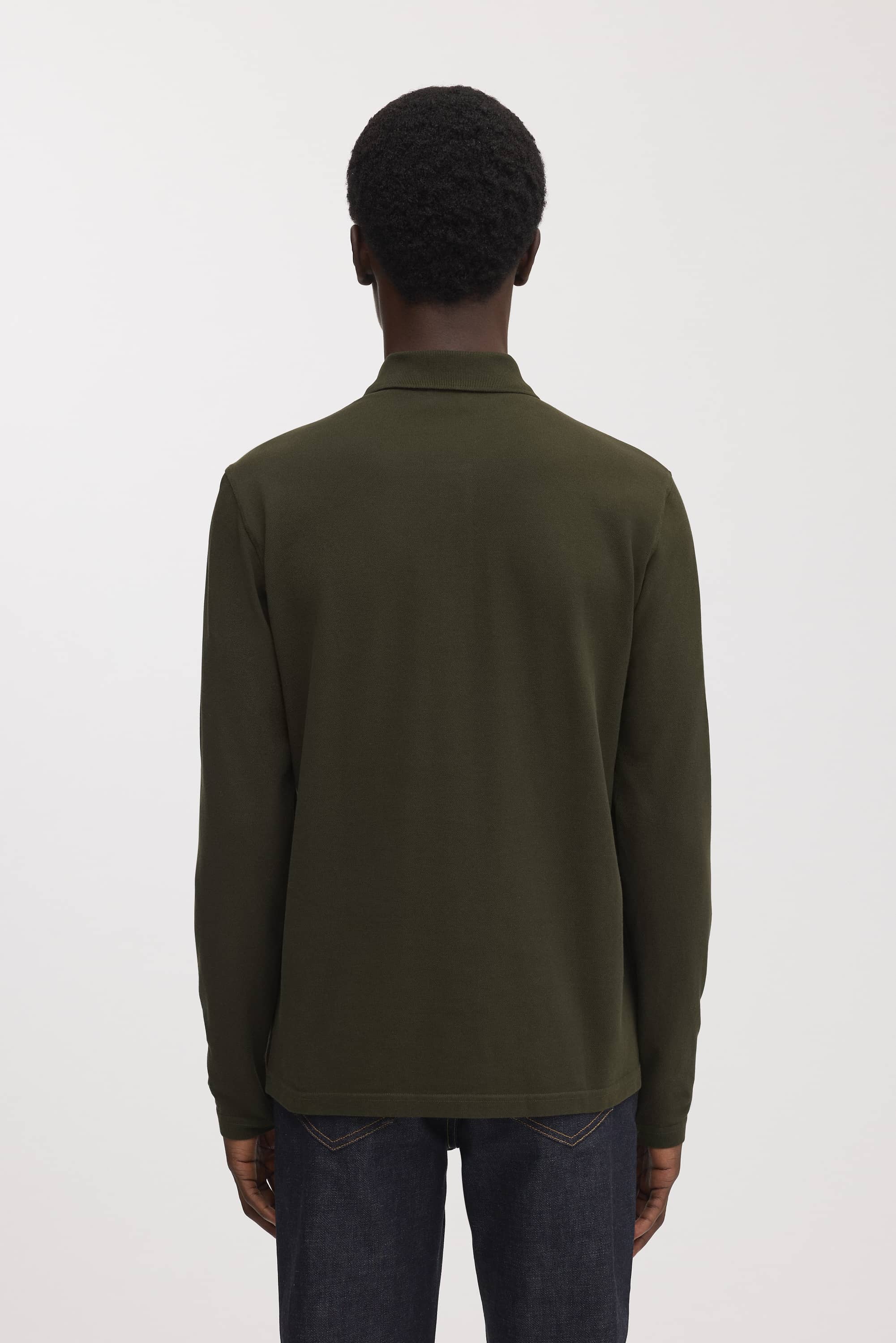 Image number 3 of The Long Sleeve Pique Polo