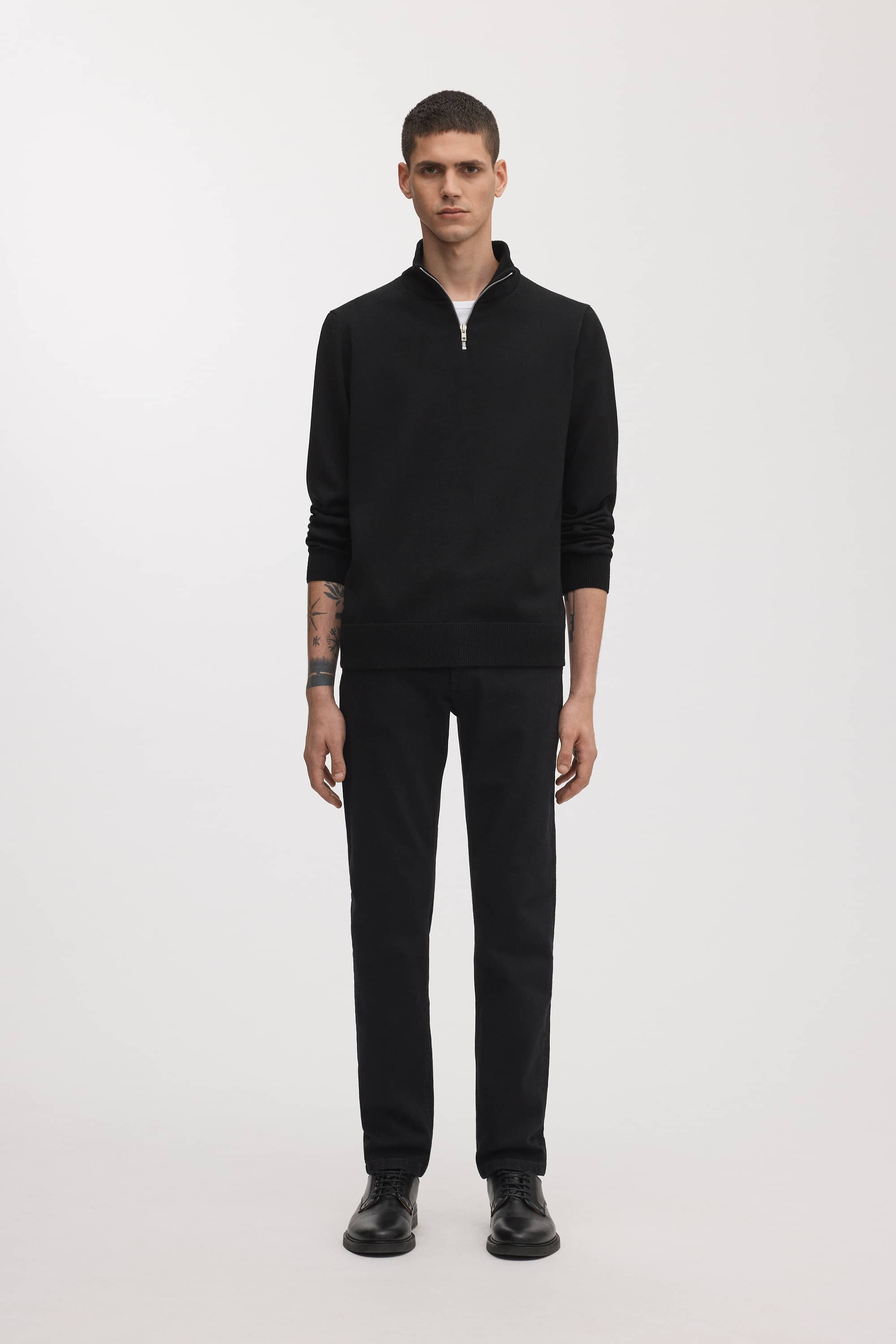 The Merino Half Zip Sweater