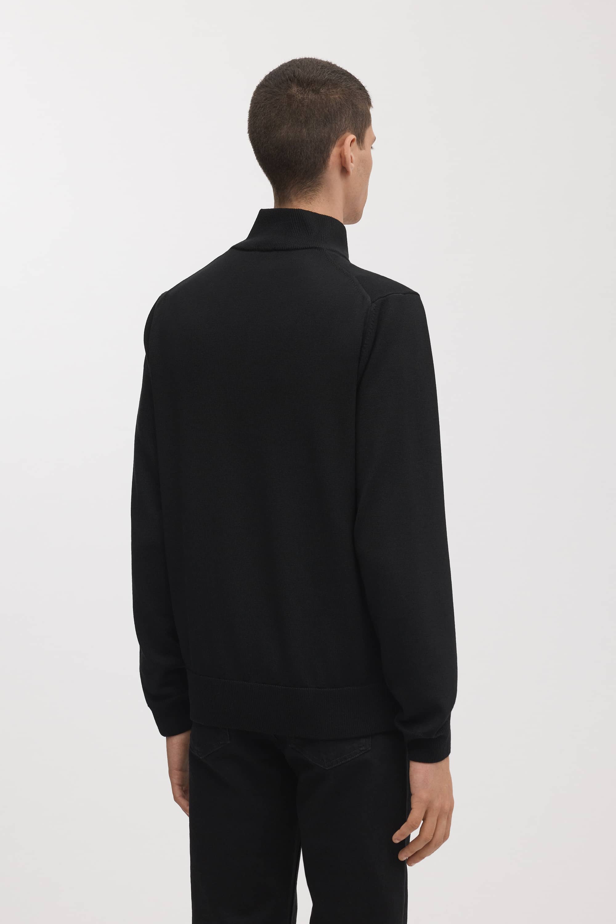 Image number 4 of The Merino Half Zip Sweater