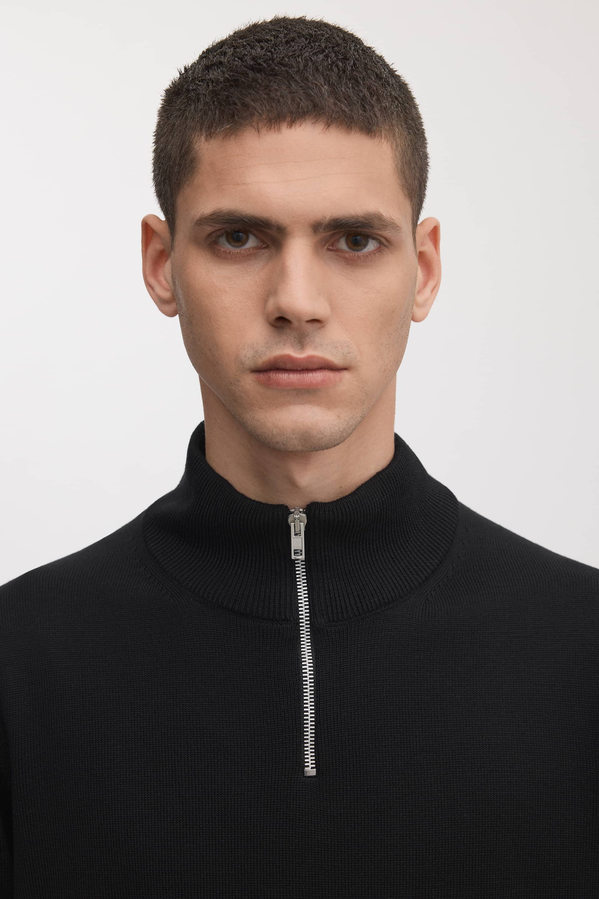 Image number 5 of The Merino Half Zip Sweater