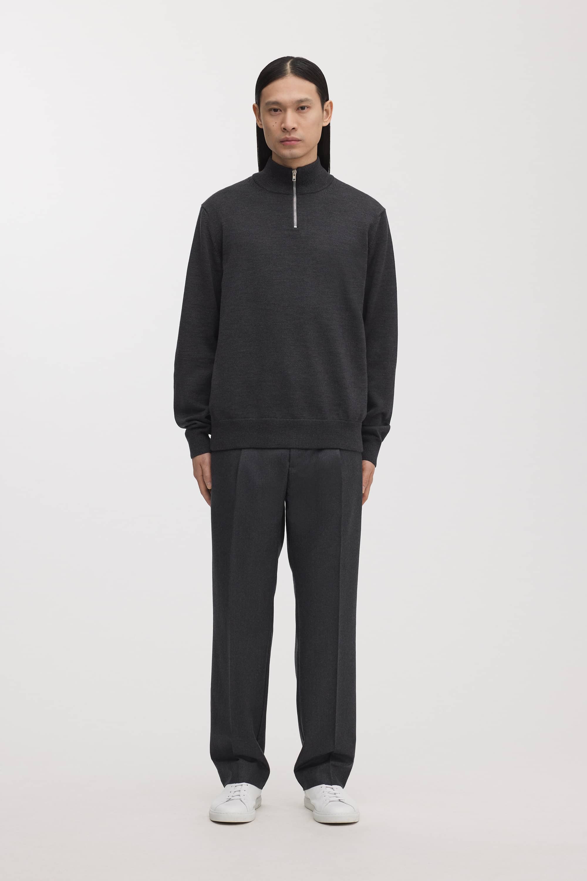 The Merino Half Zip Sweater