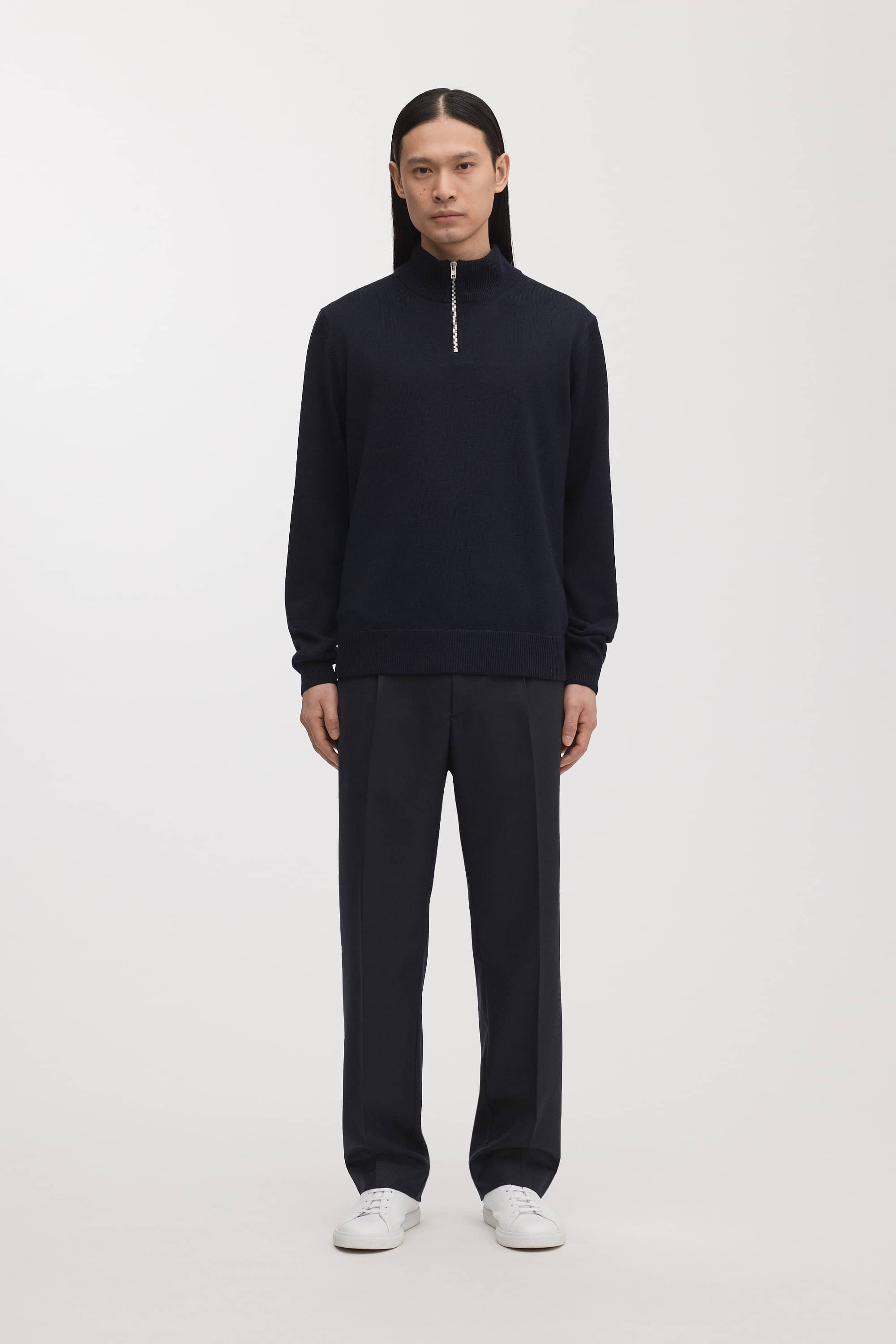 The Merino Half Zip Sweater