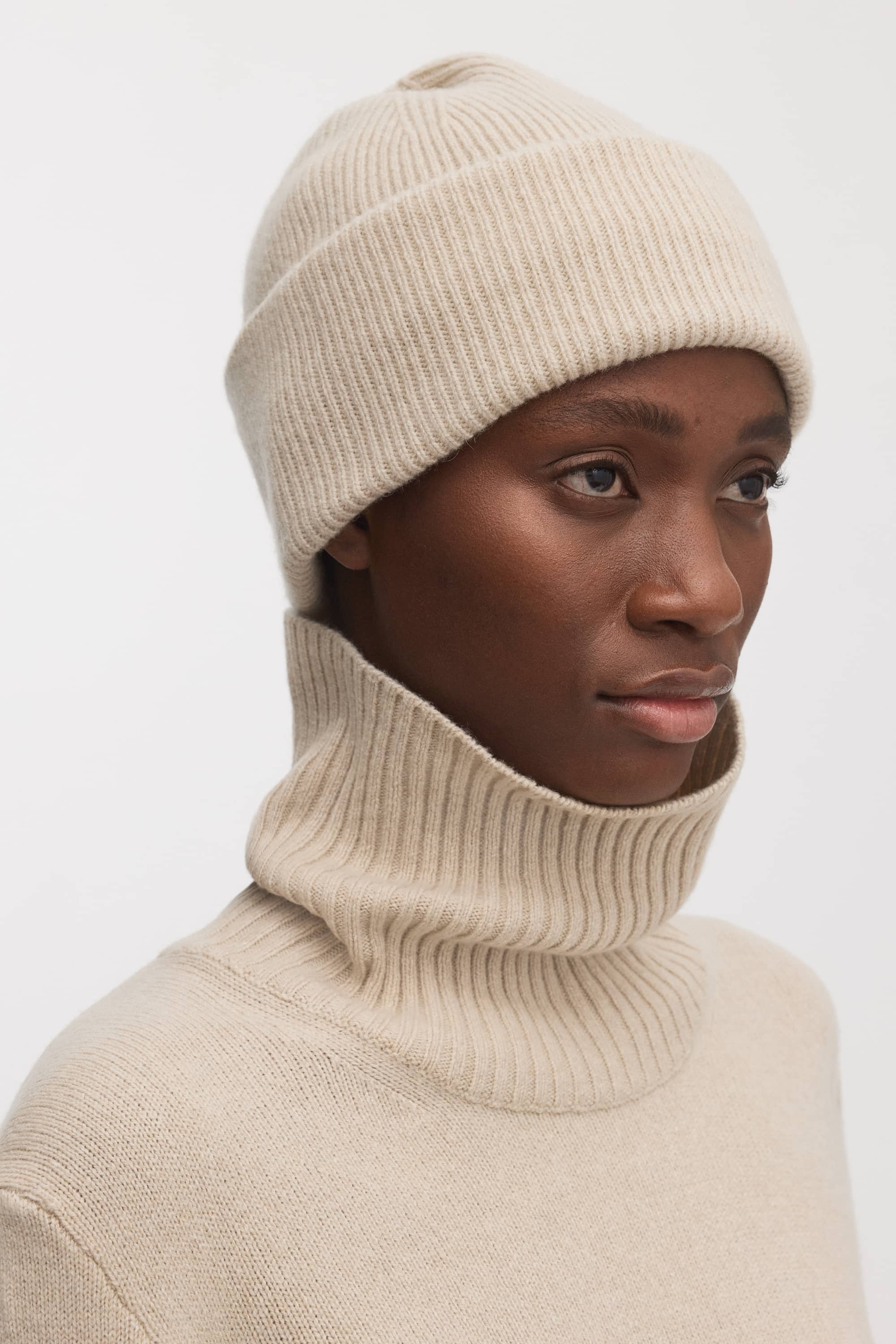 The Recycled Cashmere Beanie