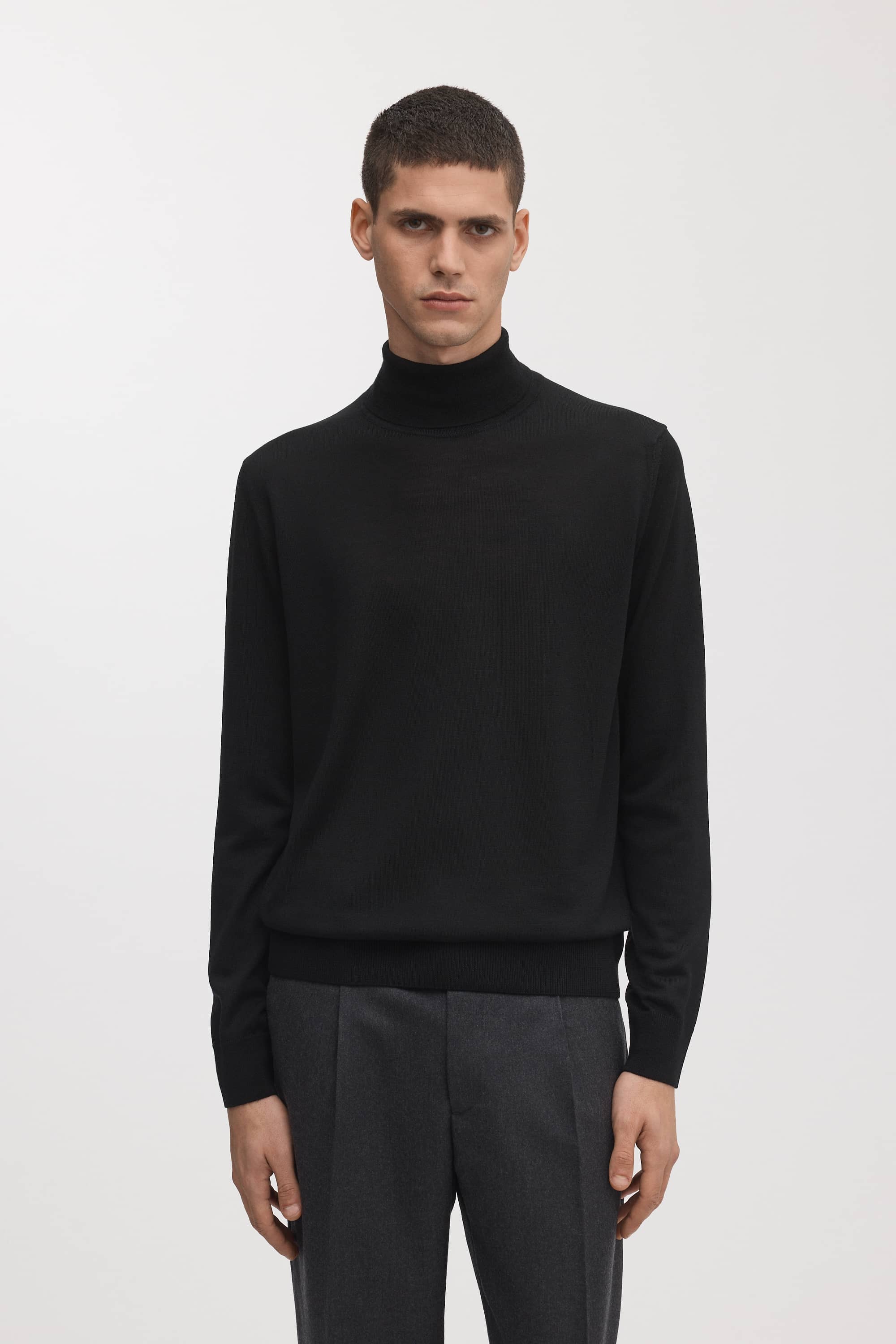 Image number 2 of The Merino Roll Neck