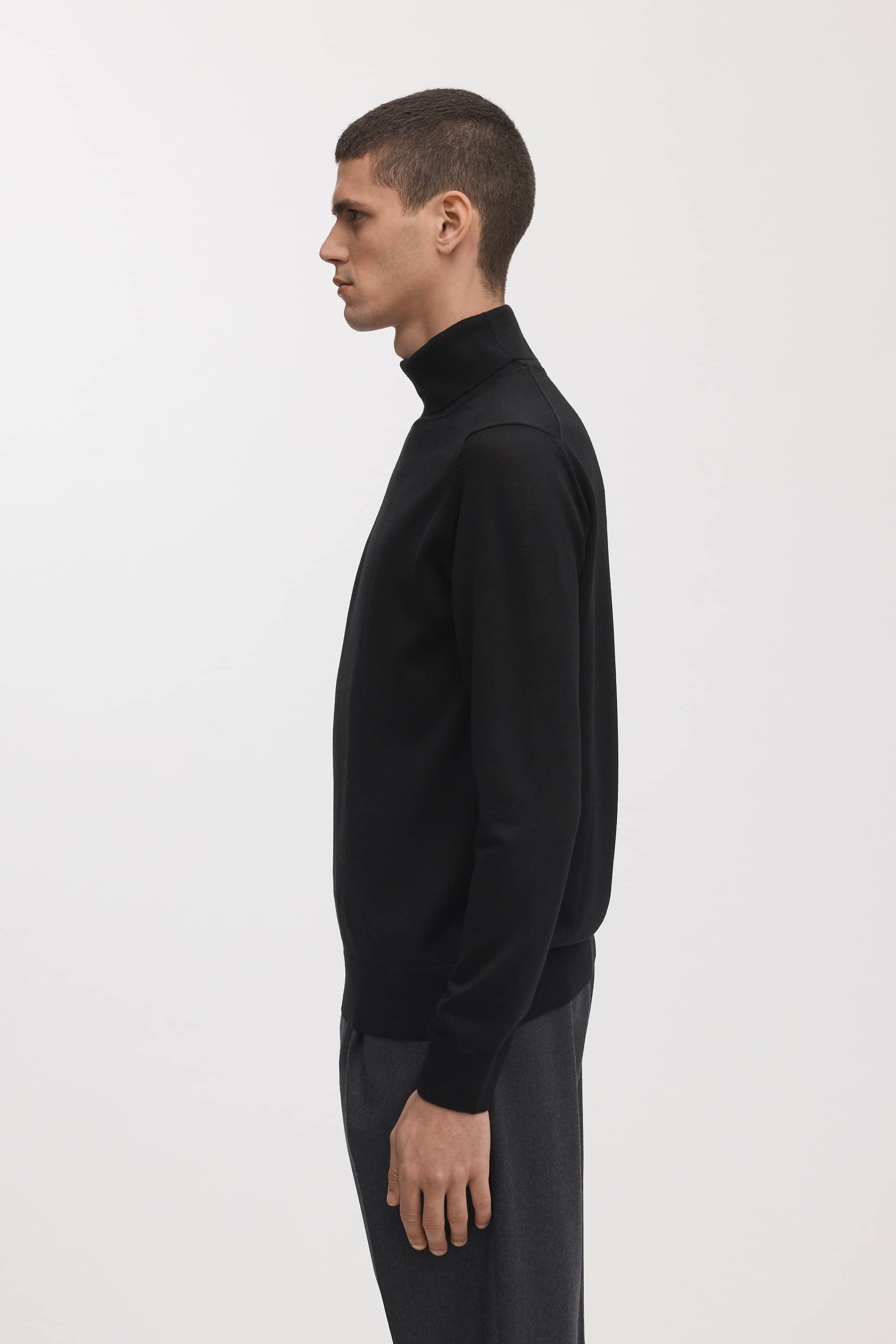 Image number 3 of The Merino Roll Neck