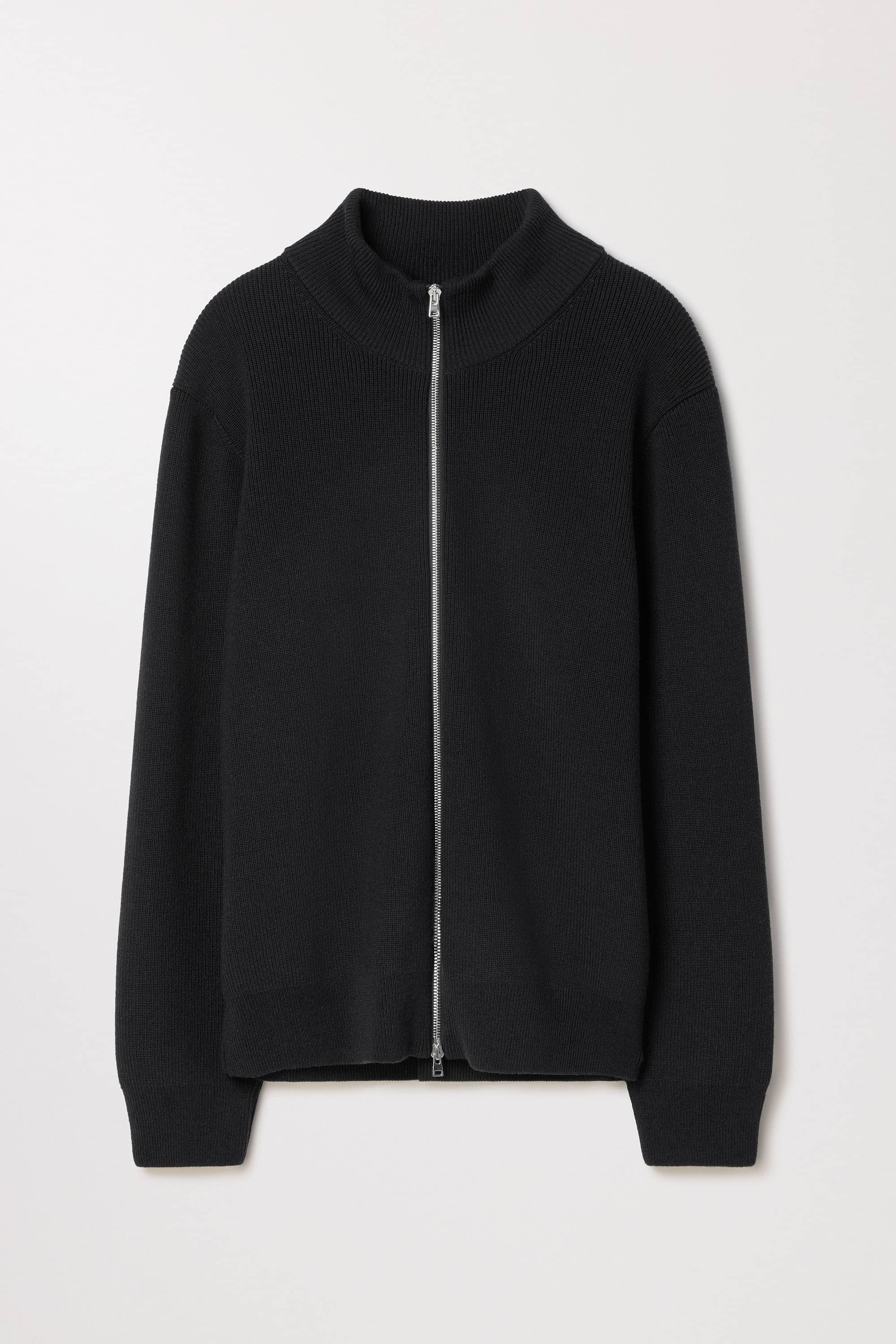Image number 7 of The Merino Zip Cardigan