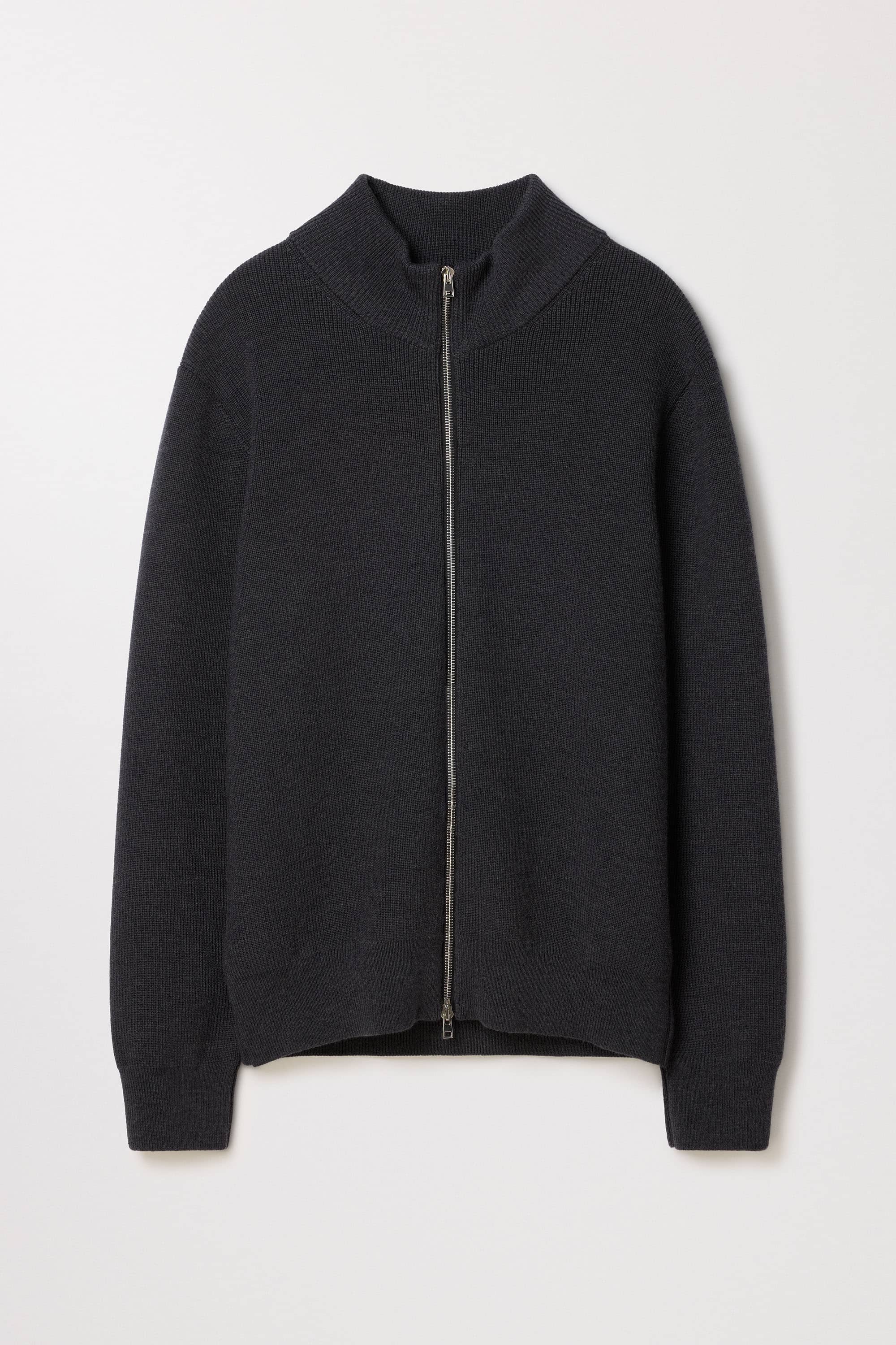 The Merino Zip Cardigan