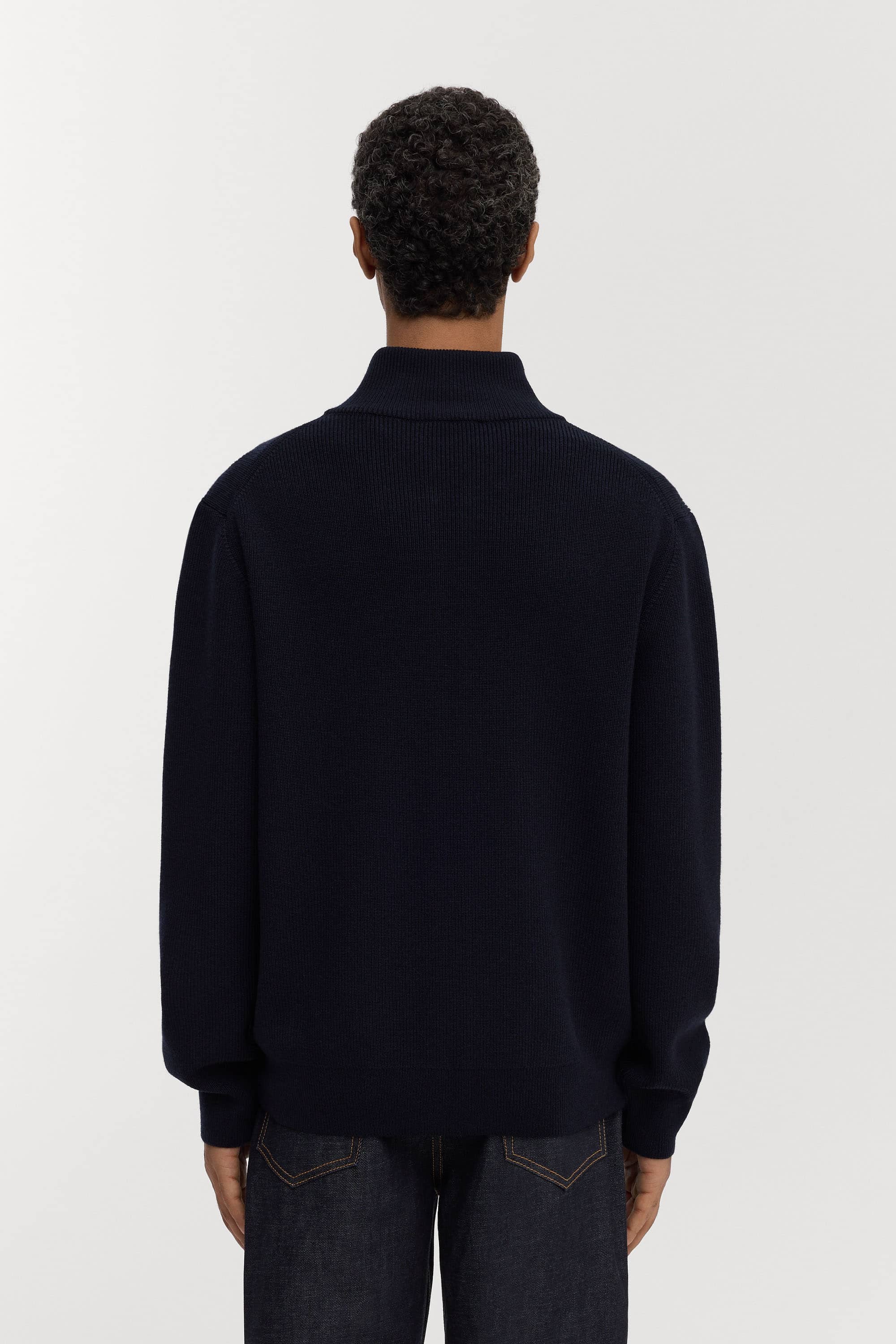 Image number 4 of The Merino Zip Cardigan