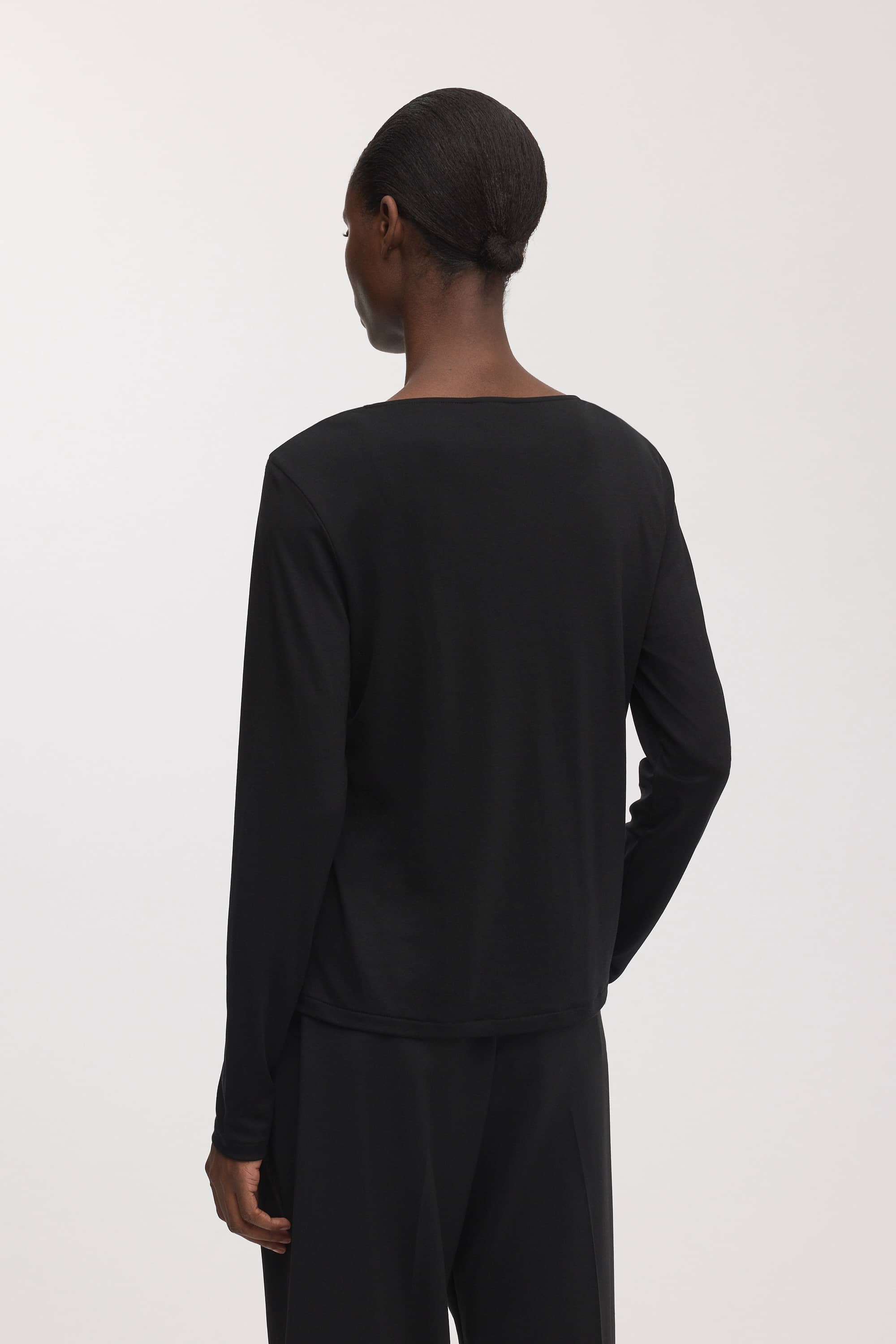 Image number 4 of The Long Sleeve Scoop Neck Top