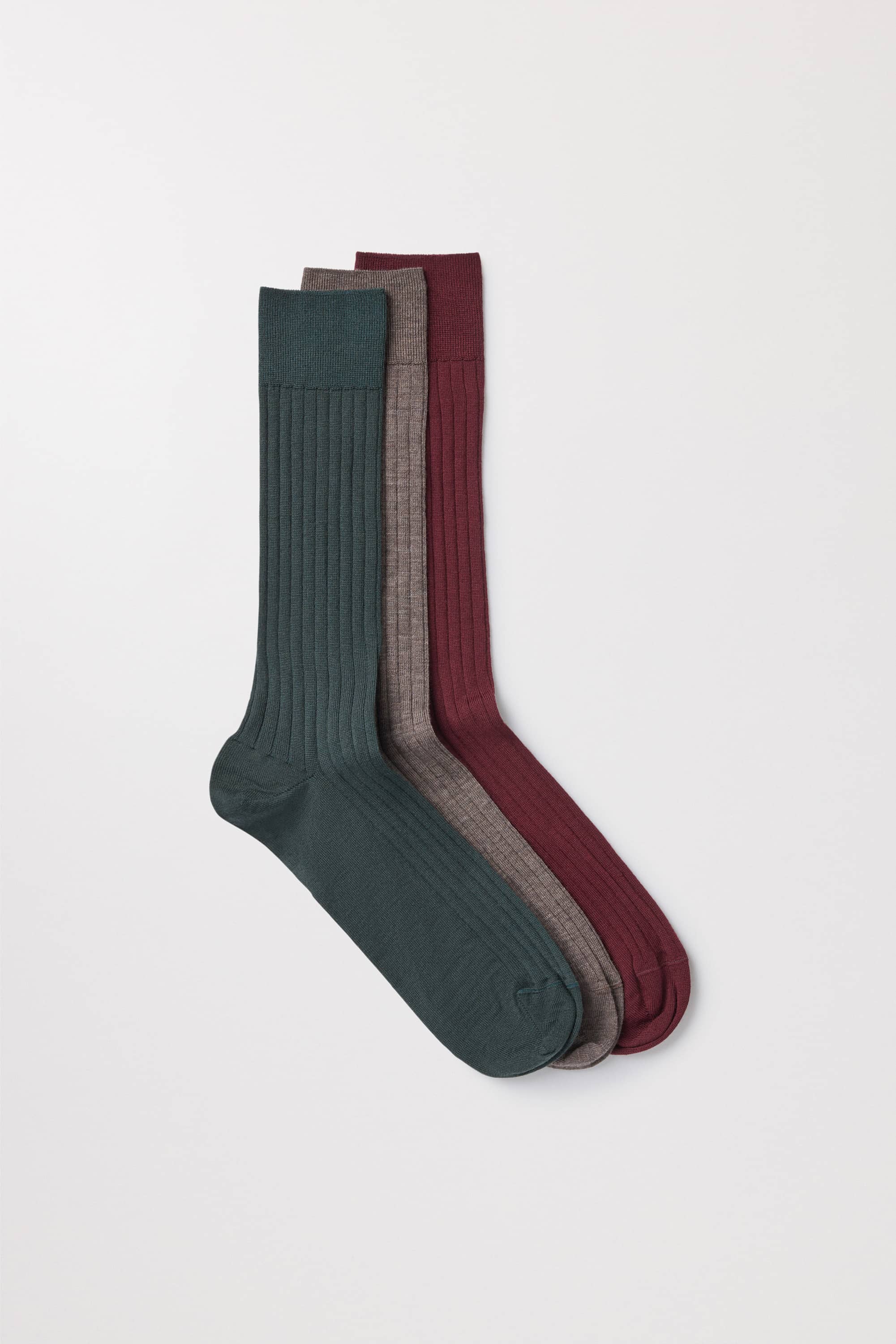 The Ribbed Merino Socks 3-Pack v2.0 - Archive
