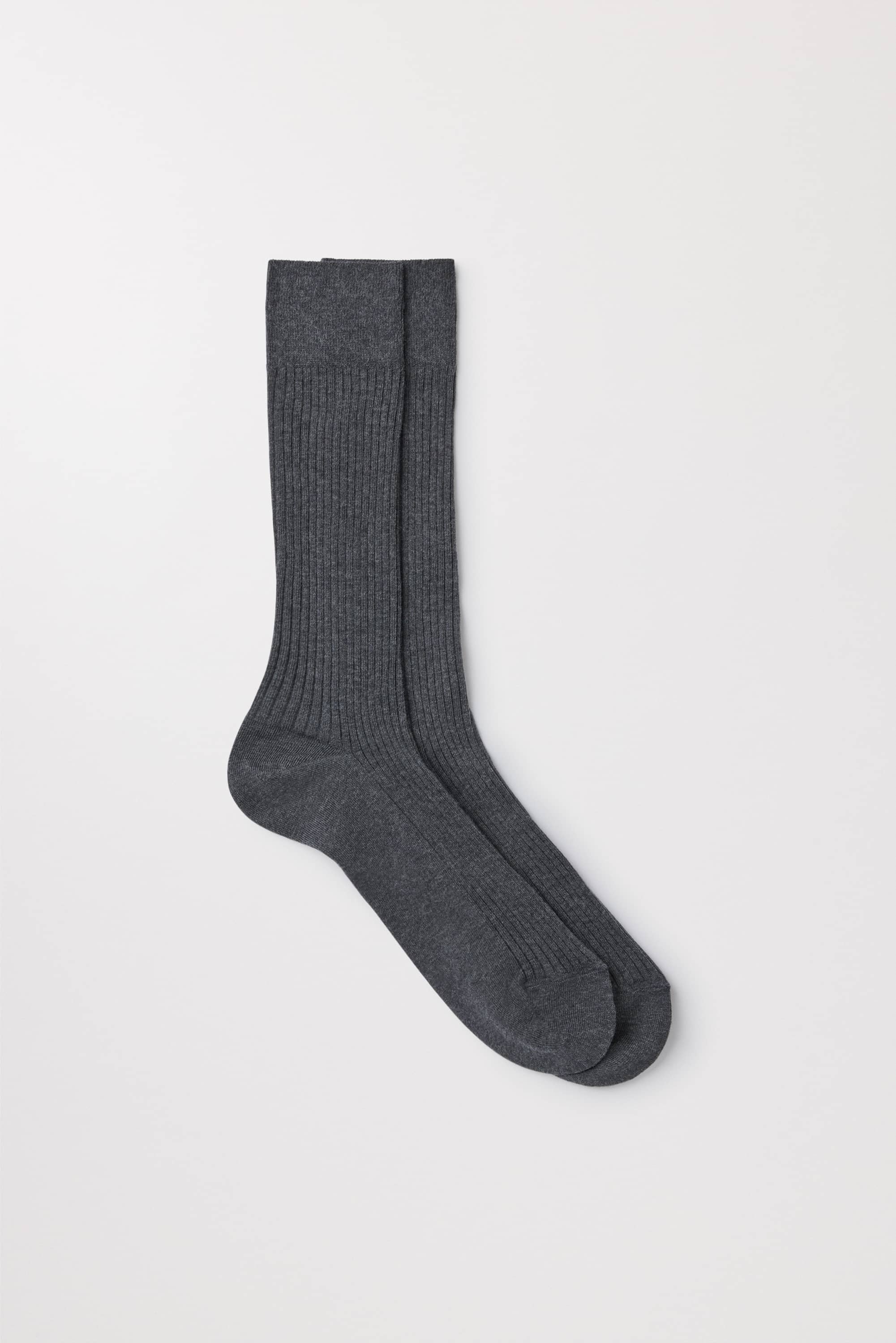 The Ribbed Cotton Sock