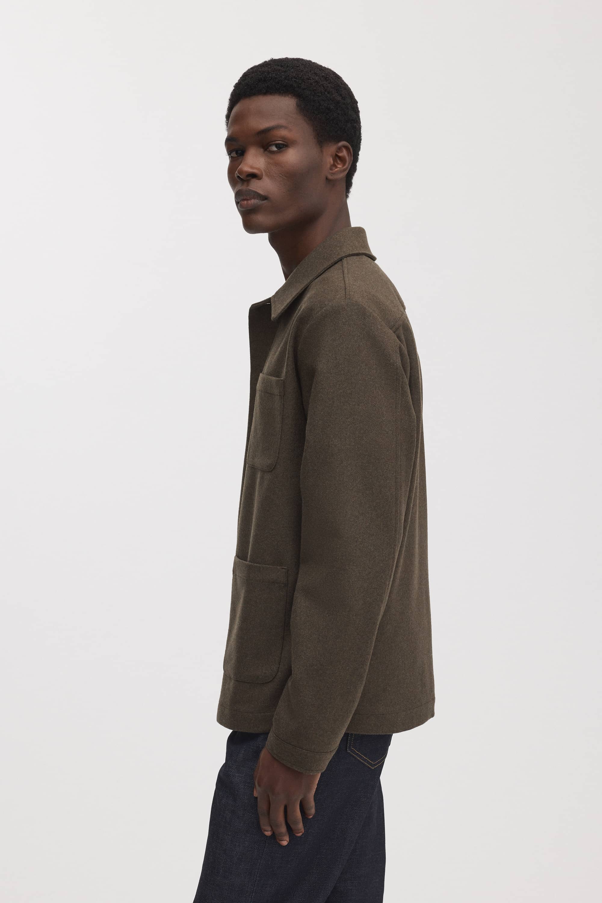 Image number 3 of The Wool Overshirt